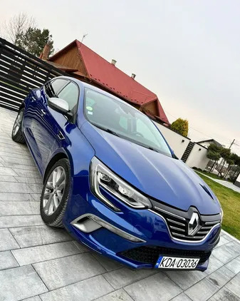 małopolskie Renault Megane cena 51900 przebieg: 123245, rok produkcji 2016 z Warszawa